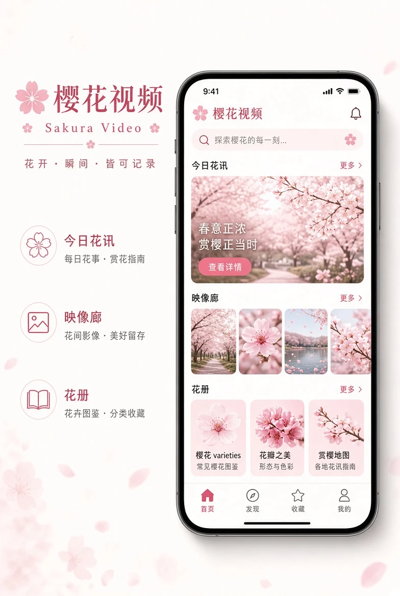樱花视频APP界面